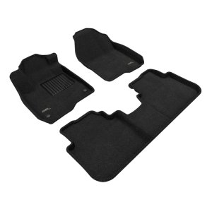 Honda CR-V Floor Mats - Front and Rear - 3D MAXpider - Elegant Series - Black - `23-`26 Honda CR-V Floor Mats - Front and Rear - 3D MAXpider - Elegant Series - Black - `23-`26